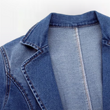 Sandra - Klasický Denim Blazer