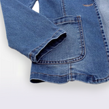 Sandra - Klasický Denim Blazer