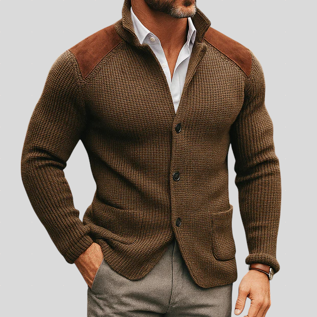Lovro – Texturovaný Pletený Blazer