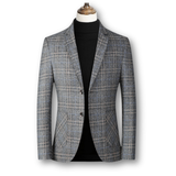 Domenico | Elegantní Blazer v Skotském Tkaní
