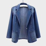 Sandra - Klasický Denim Blazer