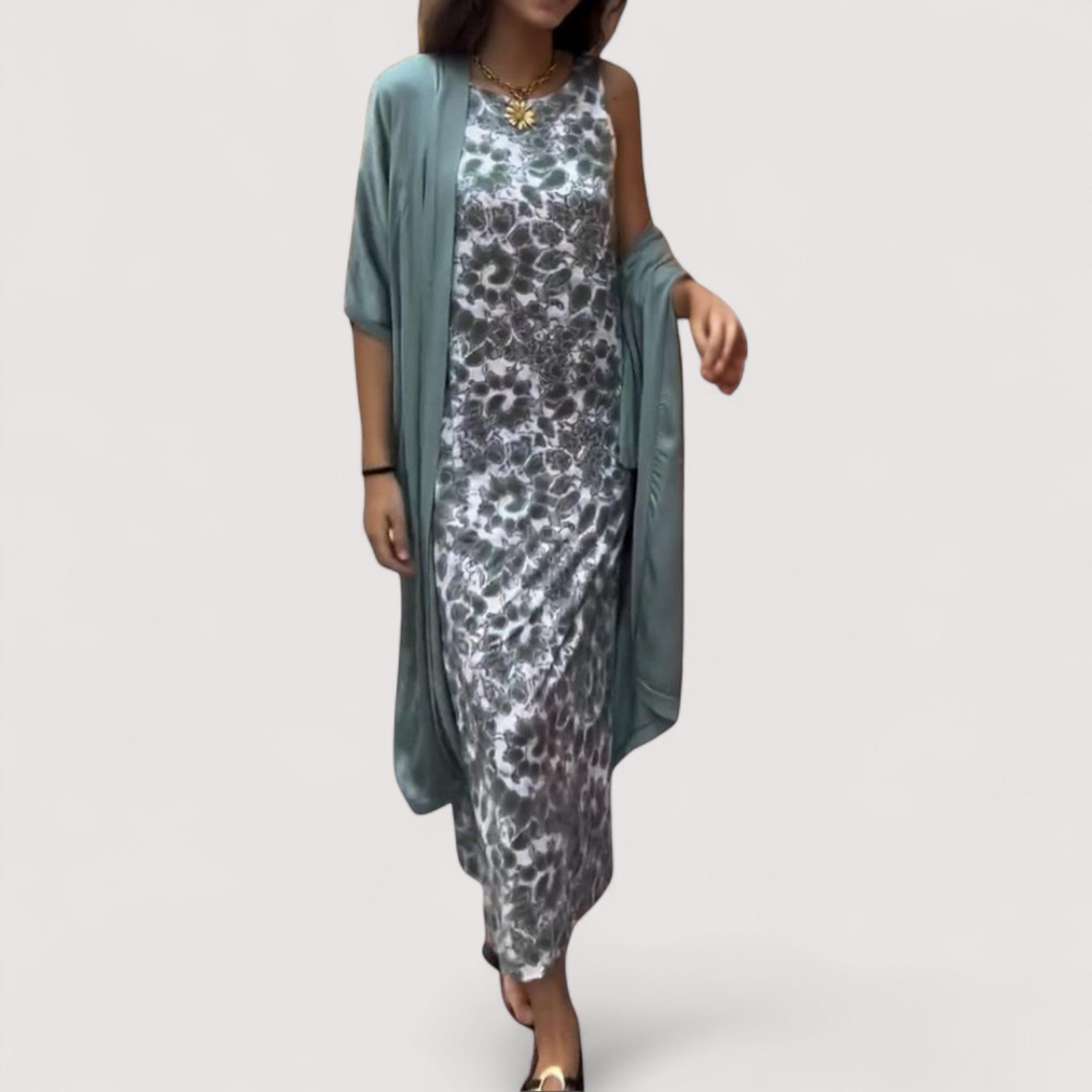 Cecilija™ | Elegantní šaty s vestou