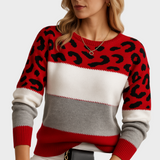 Romanka - Džemper Leopard Elegance
