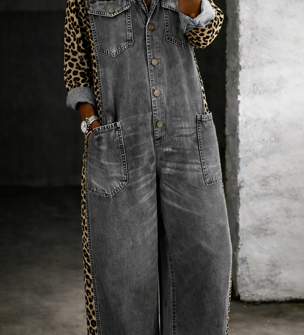Amanda™ | Kombinace košile z denimu