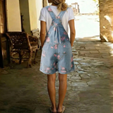 Judy™ | Kombinéza z vintage denim s květinovým vzorem