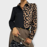 Jagoda - Leopardská blůza