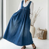 Karen™ | Maxi šaty z vintage denim