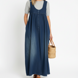 Karen™ | Maxi šaty z vintage denim