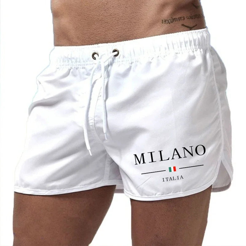 Milan – Pánské Plážové Šortky s Potiskem